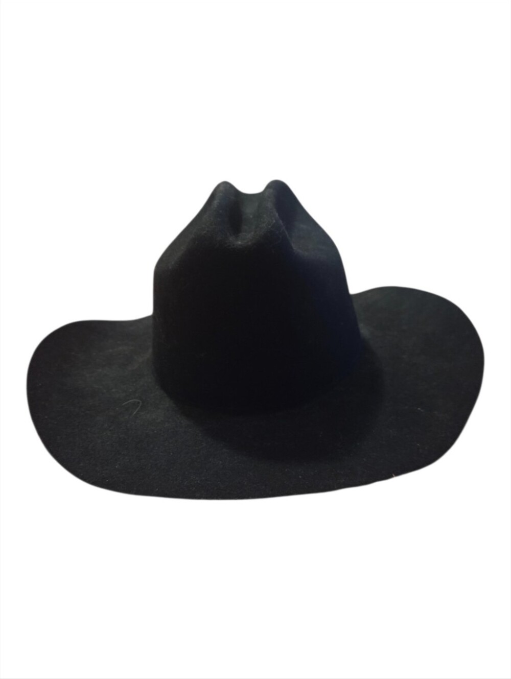 Renegade Black 100% Wool Western Cowboy Hat Made in USA Size 6½
